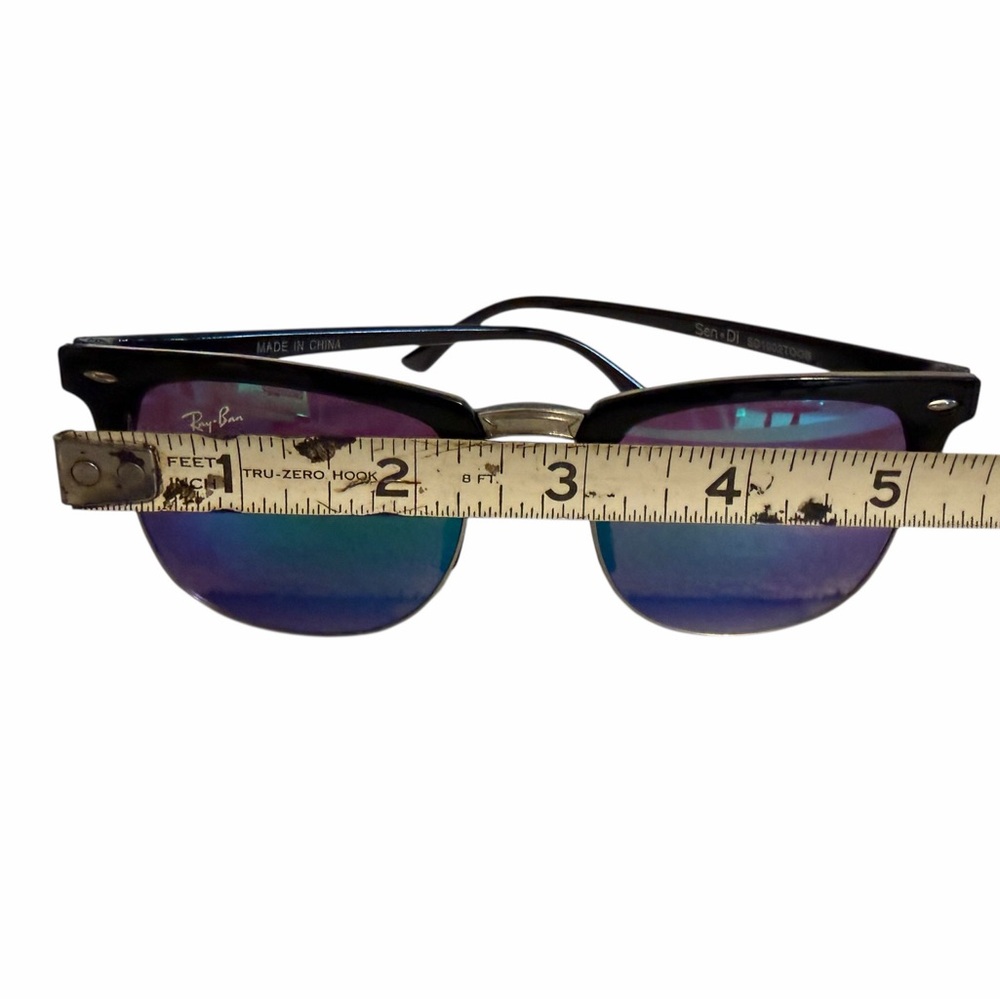 Ray-Ban Sunglasses & Black Leather Velvet Lined Case - Picture 14 of 15